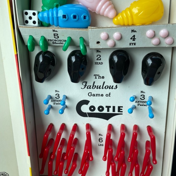 Vintage 1949 Cootie game - Picture 3 of 5